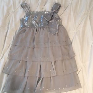 Never worn gray and silver chic party dress.